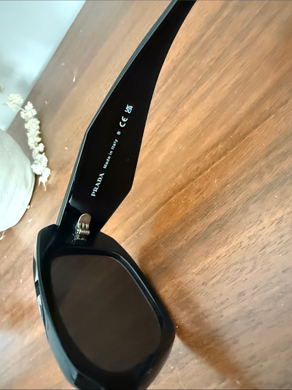 NWOT Prada Black Sunglasses - Picture 4 of 6